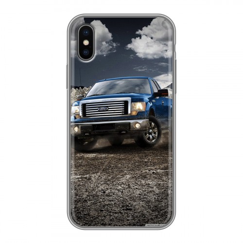 Дизайнерский силиконовый чехол для Iphone x10 Ford