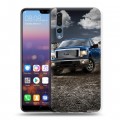 Дизайнерский силиконовый с усиленными углами чехол для Huawei P20 Pro Ford