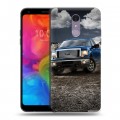 Дизайнерский пластиковый чехол для LG Q7 Ford