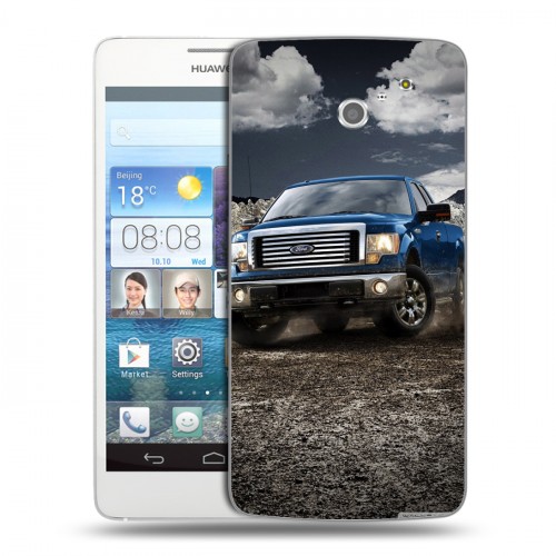 Дизайнерский пластиковый чехол для Huawei Ascend D2 Ford