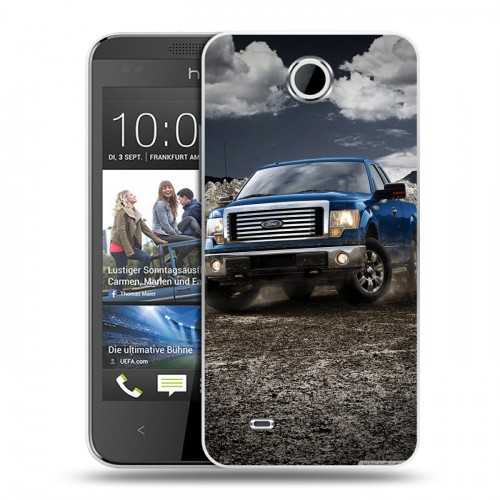 Дизайнерский пластиковый чехол для HTC Desire 300 Ford