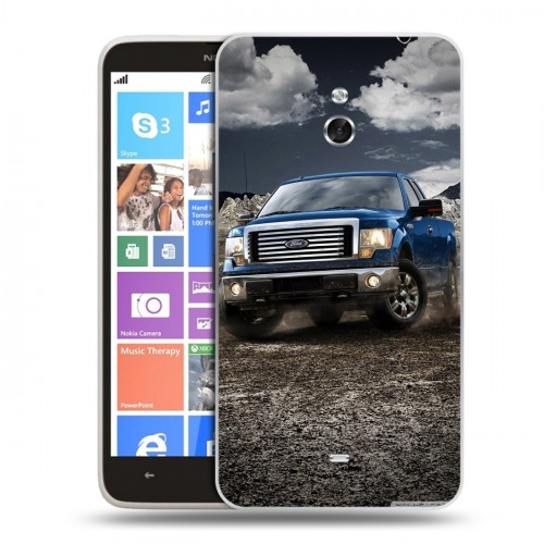 Дизайнерский пластиковый чехол для Nokia Lumia 1320 Ford