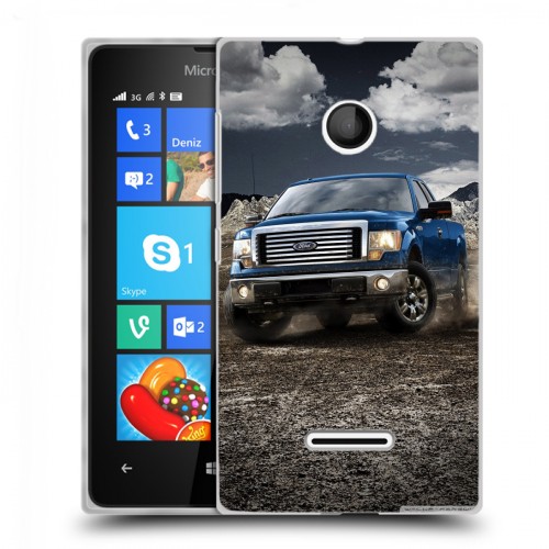 Дизайнерский пластиковый чехол для Microsoft Lumia 435 Ford