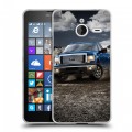 Дизайнерский пластиковый чехол для Microsoft Lumia 640 XL Ford