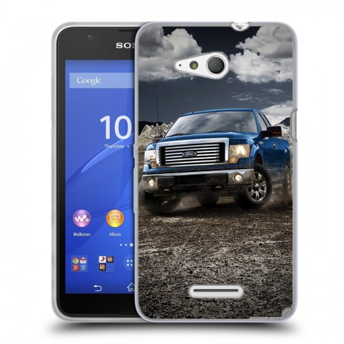 Дизайнерский пластиковый чехол для Sony Xperia E4g Ford