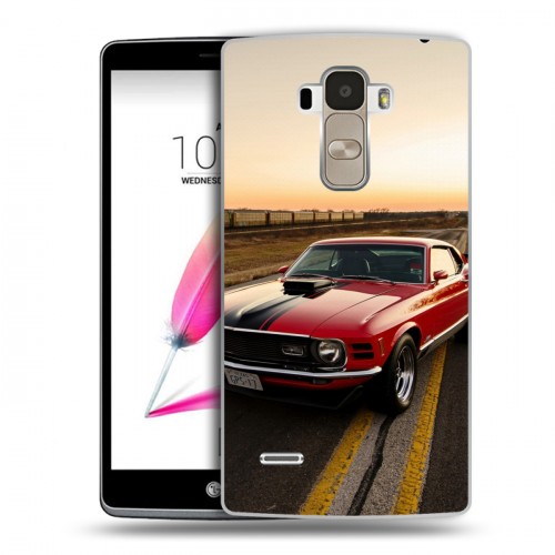 Дизайнерский пластиковый чехол для LG G4 Stylus Ford