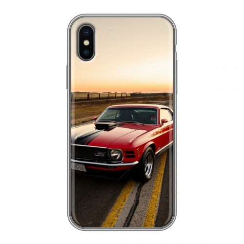 Дизайнерский силиконовый чехол для Iphone x10 Ford