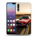 Дизайнерский силиконовый с усиленными углами чехол для Huawei P20 Pro Ford