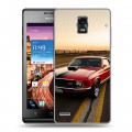 Дизайнерский пластиковый чехол для Huawei Ascend P1 Ford