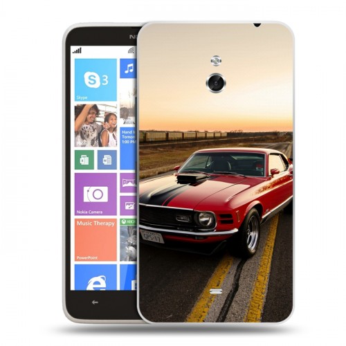 Дизайнерский пластиковый чехол для Nokia Lumia 1320 Ford