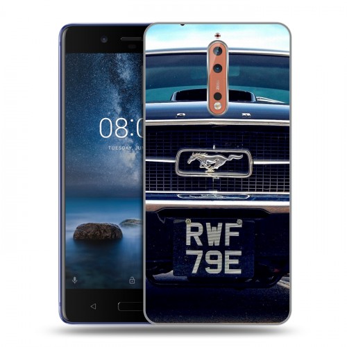 Дизайнерский пластиковый чехол для Nokia 8 Ford