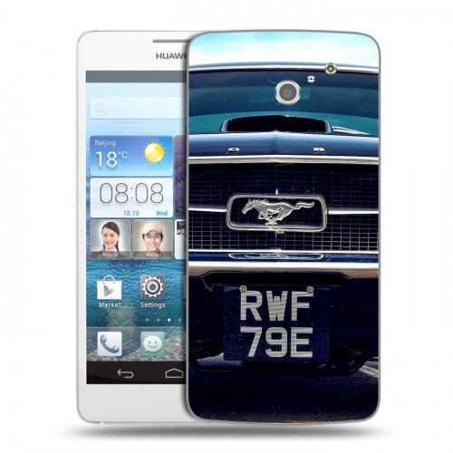 Дизайнерский пластиковый чехол для Huawei Ascend D2 Ford