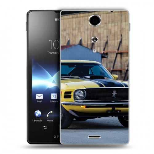 Дизайнерский пластиковый чехол для Sony Xperia TX Ford