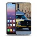 Дизайнерский силиконовый с усиленными углами чехол для Huawei P20 Pro Ford