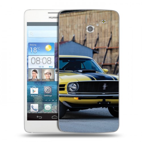 Дизайнерский пластиковый чехол для Huawei Ascend D2 Ford