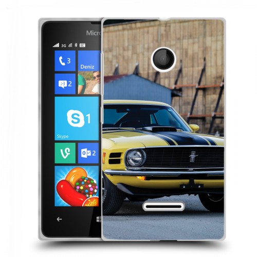 Дизайнерский пластиковый чехол для Microsoft Lumia 435 Ford