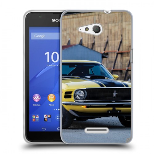 Дизайнерский пластиковый чехол для Sony Xperia E4g Ford