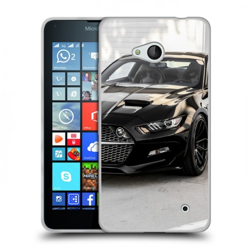 Дизайнерский пластиковый чехол для Microsoft Lumia 640 Ford