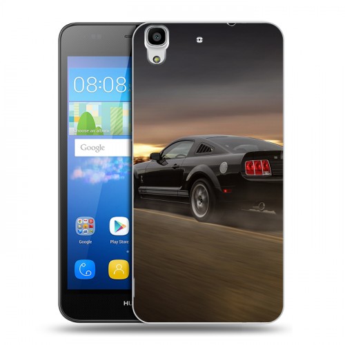 Дизайнерский пластиковый чехол для Huawei Y6 Ford