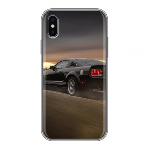 Дизайнерский силиконовый чехол для Iphone x10 Ford