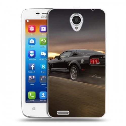 Дизайнерский пластиковый чехол для Lenovo S650 Ideaphone Ford