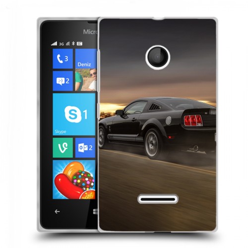 Дизайнерский пластиковый чехол для Microsoft Lumia 435 Ford