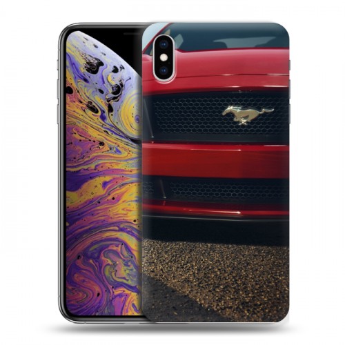 Дизайнерский силиконовый чехол для Iphone Xs Max Ford