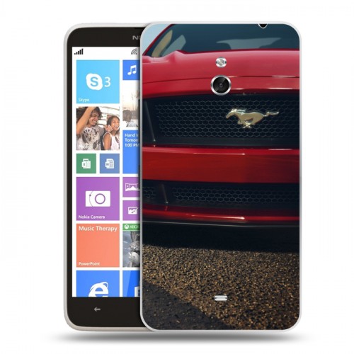 Дизайнерский пластиковый чехол для Nokia Lumia 1320 Ford