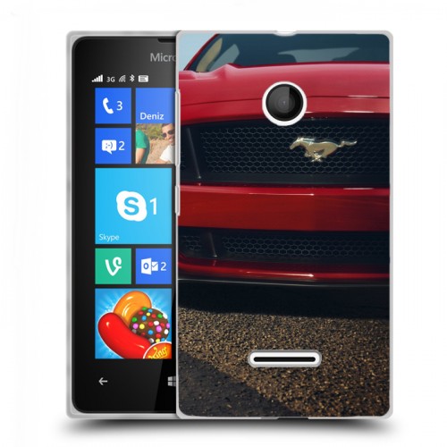 Дизайнерский пластиковый чехол для Microsoft Lumia 435 Ford