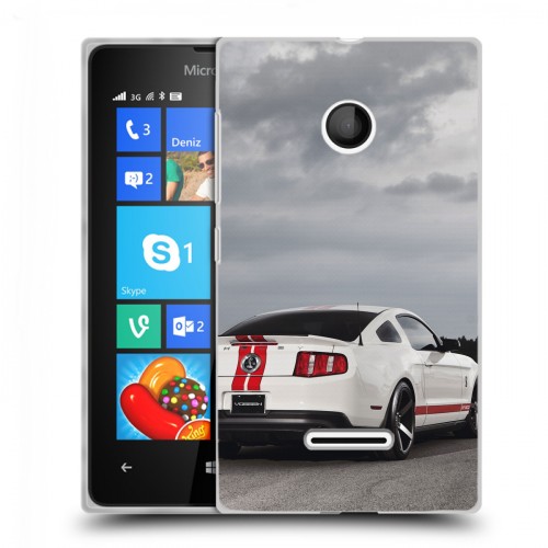 Дизайнерский пластиковый чехол для Microsoft Lumia 435 Ford