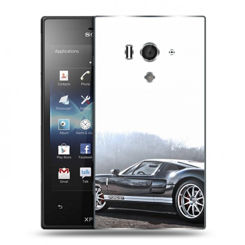 Дизайнерский пластиковый чехол для Sony Xperia acro S Ford