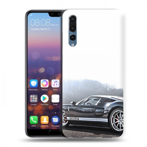 Дизайнерский силиконовый с усиленными углами чехол для Huawei P20 Pro Ford