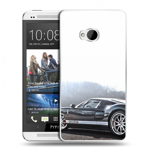 Дизайнерский пластиковый чехол для HTC One (M7) Dual SIM Ford