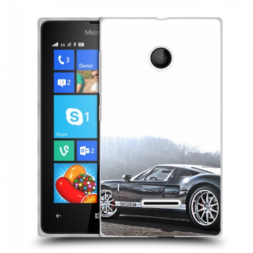 Дизайнерский пластиковый чехол для Microsoft Lumia 435 Ford