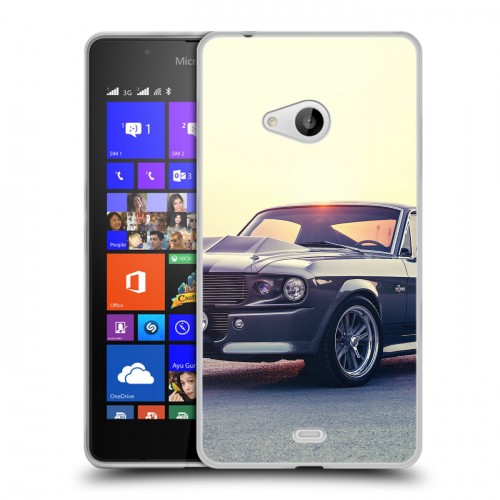 Дизайнерский пластиковый чехол для Microsoft Lumia 540 Ford