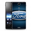 Дизайнерский пластиковый чехол для Sony Xperia TX Ford