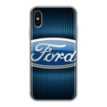 Дизайнерский силиконовый чехол для Iphone x10 Ford