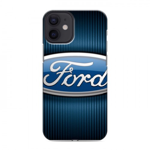 Дизайнерский силиконовый с усиленными углами чехол для Iphone 12 Mini Ford