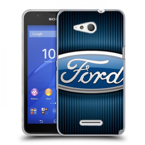 Дизайнерский пластиковый чехол для Sony Xperia E4g Ford