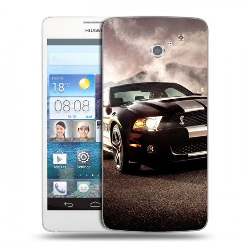 Дизайнерский пластиковый чехол для Huawei Ascend D2 Ford