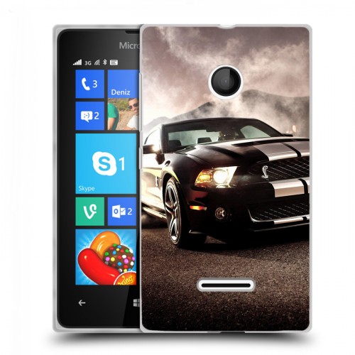 Дизайнерский пластиковый чехол для Microsoft Lumia 435 Ford