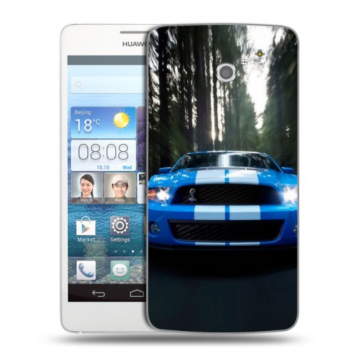 Дизайнерский пластиковый чехол для Huawei Ascend D2 Ford