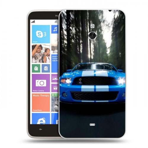 Дизайнерский пластиковый чехол для Nokia Lumia 1320 Ford