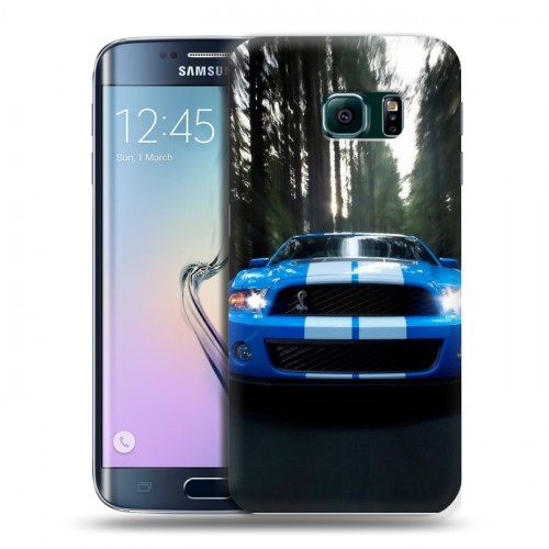 Дизайнерский силиконовый чехол для Samsung Galaxy S6 Edge Ford