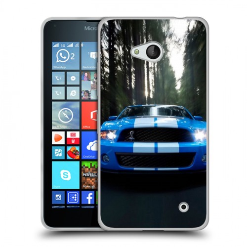 Дизайнерский пластиковый чехол для Microsoft Lumia 640 Ford