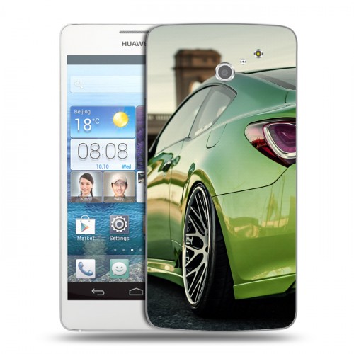 Дизайнерский пластиковый чехол для Huawei Ascend D2 Hyundai