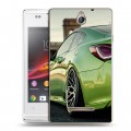 Дизайнерский пластиковый чехол для Sony Xperia E Hyundai