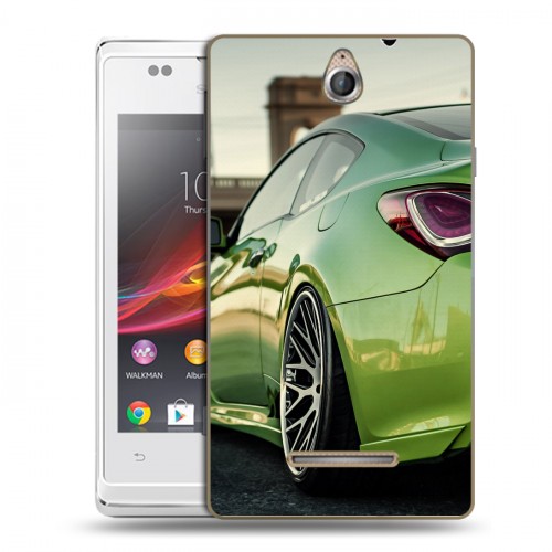 Дизайнерский пластиковый чехол для Sony Xperia E Hyundai