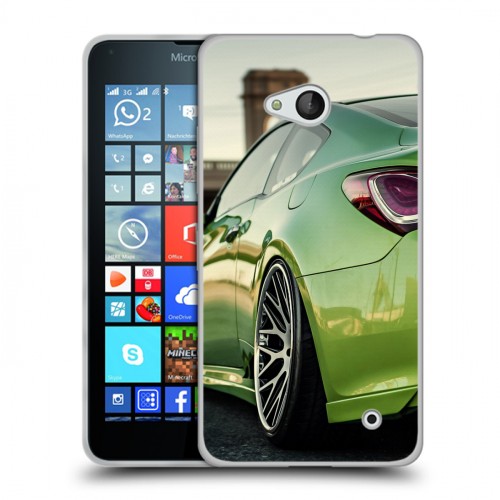 Дизайнерский пластиковый чехол для Microsoft Lumia 640 Hyundai