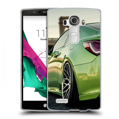 Дизайнерский пластиковый чехол для LG G4 Hyundai